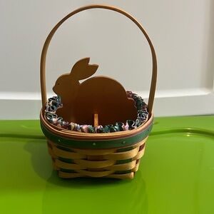 Longaberger 1999 small stained Easter basket